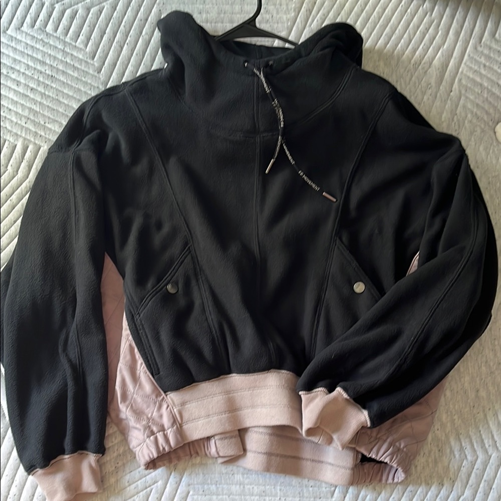 FP Movement by Free People Black and Pink Hoodie